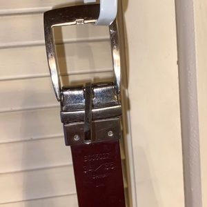 Reversible black/brown dress belt
